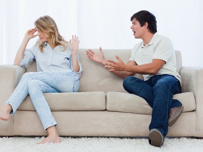 What Are The 7 Different Types Of Affairs couple arguing on sofa