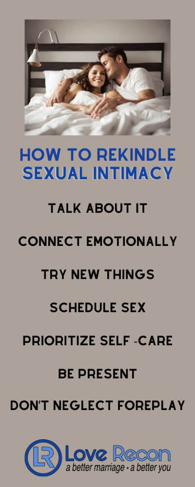 How to Rekindle Sexual Intimacy Infograph