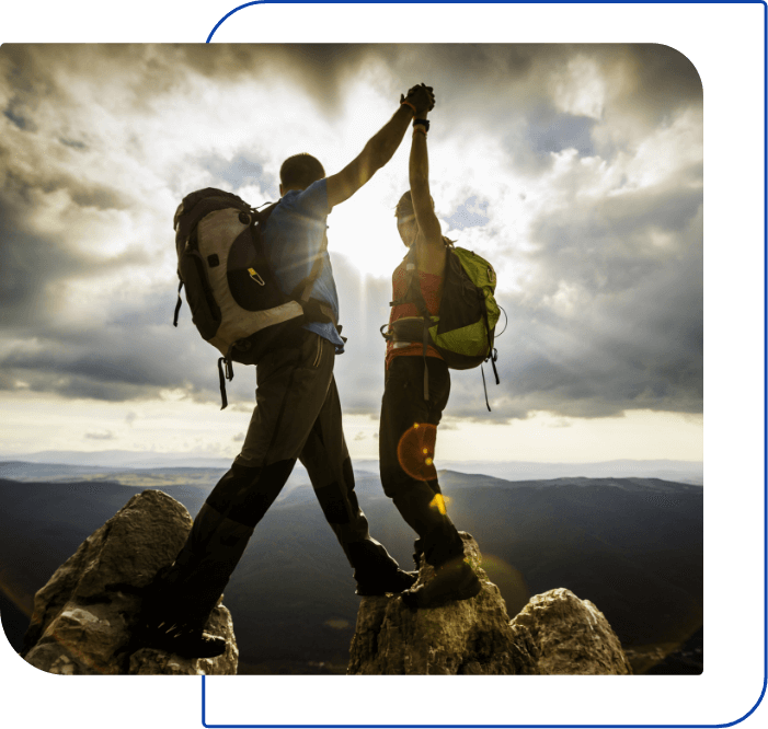 Couple engaging in meaningful dialogue during a coaching session